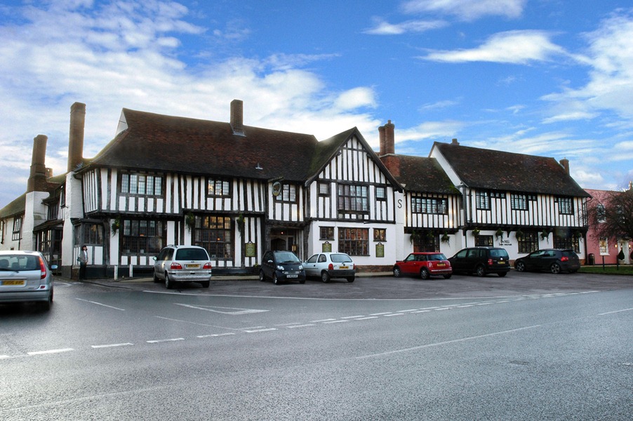 Street hall. Crown long Melford.